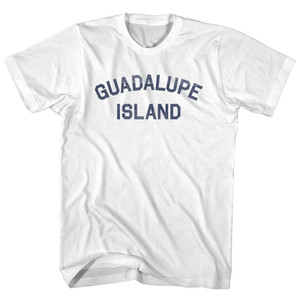 Guadalupe Island Adult Cotton T-shirt - White Guadalupe Island Adult Cotton T-shirt - White