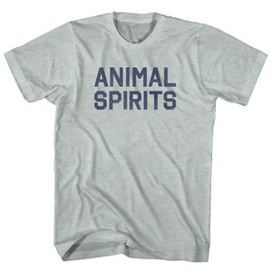 Animal Spirits Adult Tri-Blend T-shirt - Athletic Cool Grey