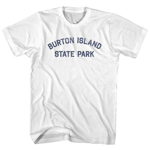 Burton Island State Park Youth Cotton T-shirt - White Burton Island State Park Youth Cotton T-shirt - White