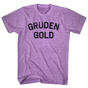 Gruden Gold Adult Tri-Blend T-shirt - Athletic Purple