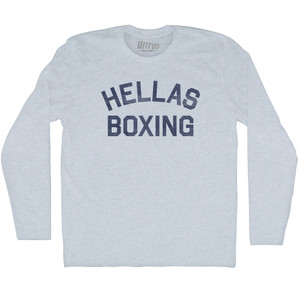 Hellas Boxing Adult Tri-Blend Long Sleeve T-shirt ULT-248117