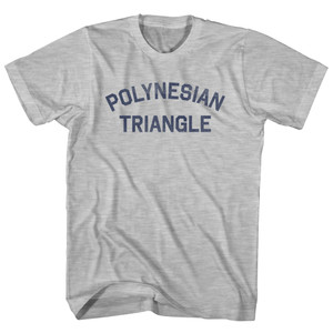 Polynesian Triangle Adult Cotton T-shirt - Grey Heather