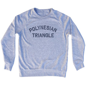 Polynesian Triangle Adult Tri-Blend Sweatshirt - Grey Heather