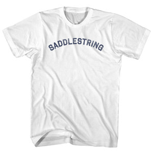 Saddlestring Womens Cotton Junior Cut T-Shirt - White