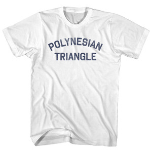 Polynesian Triangle Youth Cotton T-shirt - White