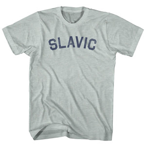 Slavic Adult Tri-Blend T-shirt - Athletic Cool Grey