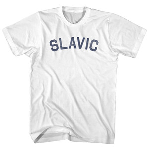 Slavic Womens Cotton Junior Cut T-Shirt - White