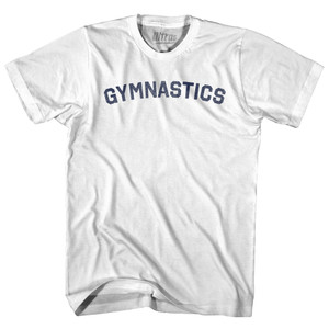 Gymnastics Youth Cotton T-shirt - White Gymnastics Youth Cotton T-shirt - White