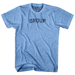Group Adult Tri-Blend T-shirt - Athletic Blue