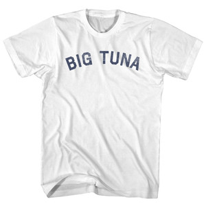 Big Tuna Womens Cotton Junior Cut T-Shirt - White