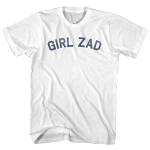 Girl Zad Adult Cotton T-Shirt - White
