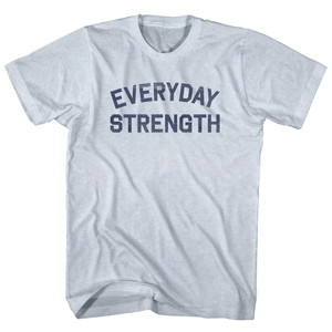 Everyday Strength Adult Tri-Blend T-Shirt - Athletic White