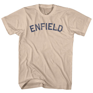 Enfield Adult Cotton T-Shirt - Creme