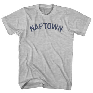 Naptown Womens Cotton Junior Cut T-Shirt - Grey Heather