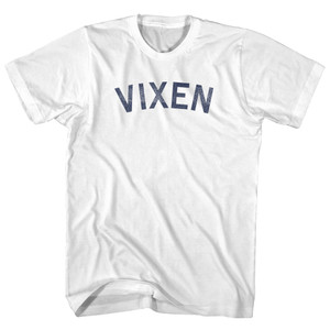 Vixen Womens Cotton Junior Cut T-Shirt - White