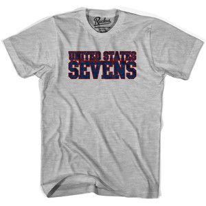 United States Sevens (Navy Version) Rugby T-shirt - Heather Grey United States Sevens (Navy Version) Rugby T-shirt - Heather Grey