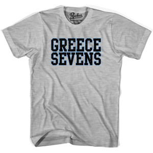 Greece Sevens Rugby T-shirt - Heather Grey