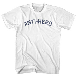 Anti-hero Adult Cotton T-shirt - White