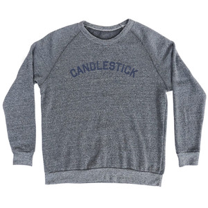 Candlestick Adult Tri-Blend Sweatshirt - Athletic Grey
