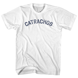 Catrachos Womens Cotton Junior Cut T-Shirt - White