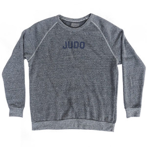 Judo Adult Tri-Blend Sweatshirt - Athletic Grey