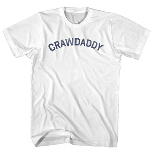 Crawdaddy Womens Cotton Junior Cut T-Shirt - White