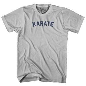 Karate Adult Cotton T-shirt - Cool Grey
