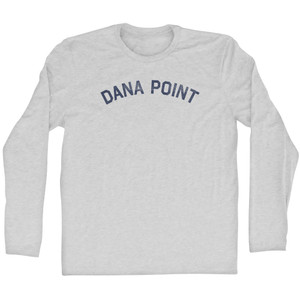 Dana Point Adult Cotton Long Sleeve T-shirt - Grey Heather