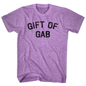 Gift Of Gab Adult Tri-Blend T-shirt - Athletic Purple