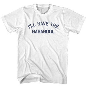 I'll Have The Gabagool Womens Cotton Junior Cut T-Shirt - White