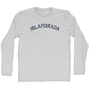 Islamorada Adult Cotton Long Sleeve T-shirt - Grey Heather