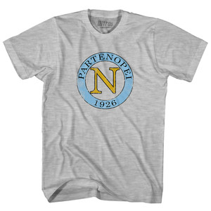 Napoli N Crest 1926 Soccer Youth Cotton T-shirt - Grey Heather Napoli N Crest 1926 Soccer Youth Cotton T-shirt - Grey Heather