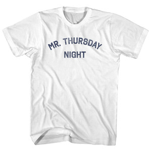 Mr. Thursday Night Youth Cotton T-shirt - White Mr. Thursday Night Youth Cotton T-shirt - White