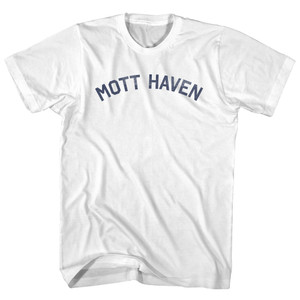 Mott Haven Adult Cotton T-shirt - White