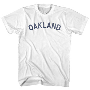 Oakland Adult Cotton T-shirt - White