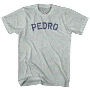 PEDRO Adult Tri-Blend T-shirt - Athletic Cool Grey