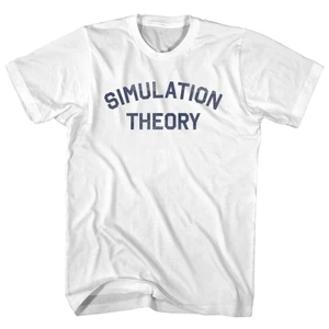 Simulation Theory Womens Cotton Junior Cut T-Shirt - White