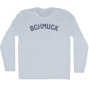 Schmuck Adult Tri-Blend Long Sleeve T-shirt - Athletic White