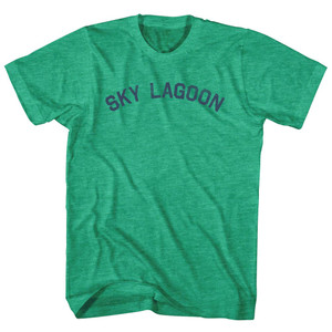 Sky Lagoon Adult Tri-Blend T-shirt - Athletic Green