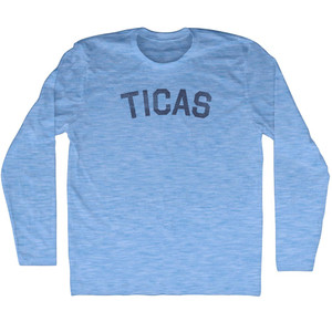 Ticas Adult Tri-Blend Long Sleeve T-shirt - Athletic Blue
