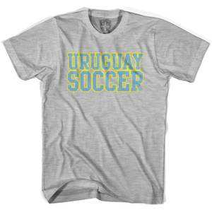 Uruguay Soccer Nations World Cup T-shirt - Grey Heather Uruguay Soccer Nations World Cup T-shirt - Grey Heather
