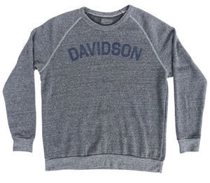 ADULT X-SMALL- DAVIDSON Adult Tri-Blend Sweatshirt - Athletic Grey- Final Sale Z61