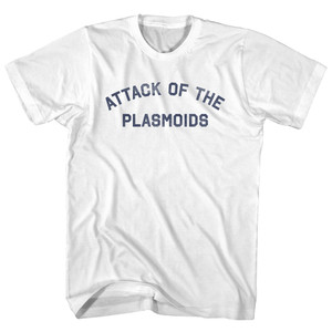 Attack of the Plasmoids Adult Cotton T-shirt - White