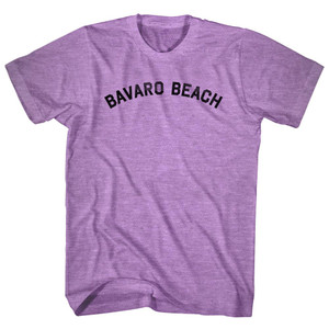 Bavaro Beach Adult Tri-Blend T-shirt - Athletic Purple