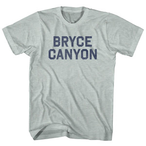 Bryce Canyon Adult Tri-Blend T-shirt - Athletic Cool Grey