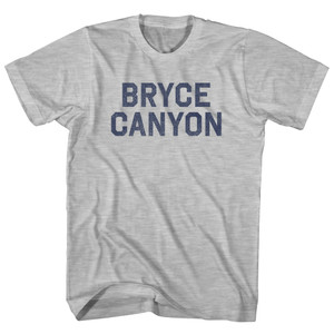 Bryce Canyon Womens Cotton Junior Cut T-Shirt - Grey Heather