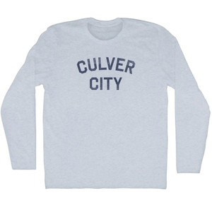 Culver City Adult Tri-Blend Long Sleeve T-shirt - Athletic White