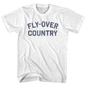 Fly-over Country Youth Cotton T-shirt - White