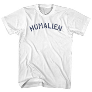 Humalien Adult Cotton T-shirt - White