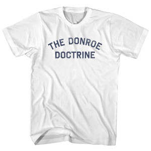 The Donroe Doctrine Youth Cotton T-shirt - White
